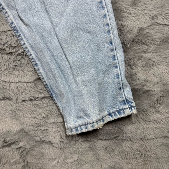 Chic Blue High Rise Tapered Jeans Vintage Look - Picture 7 of 14
